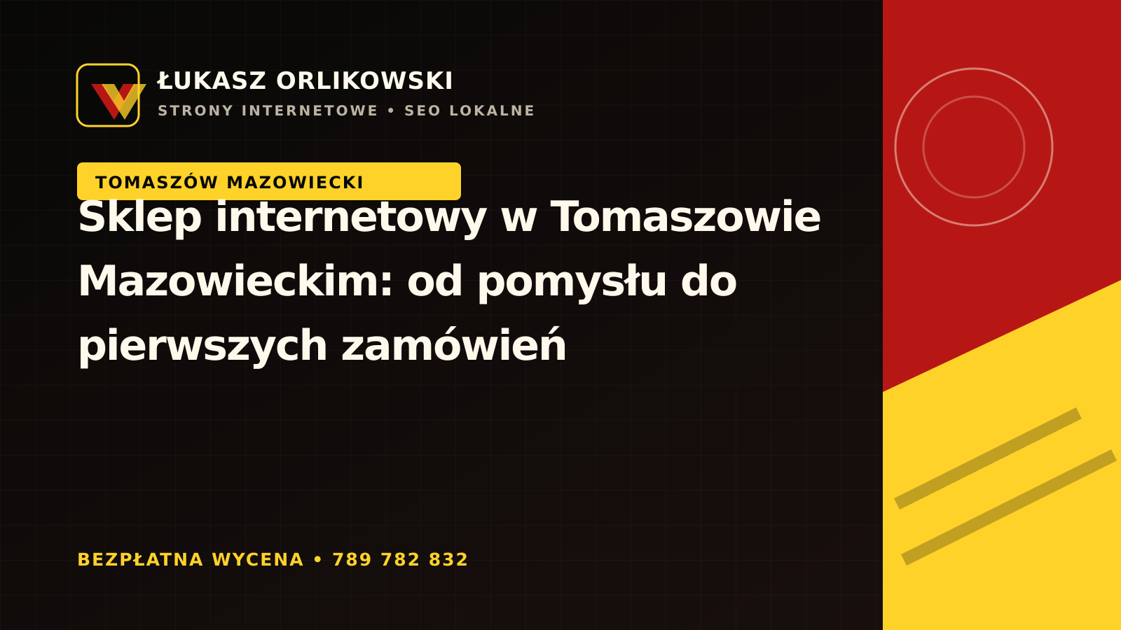 Sklep internetowy w Tomaszowie Mazowieckim – od pomysłu do pierwszych zamówień