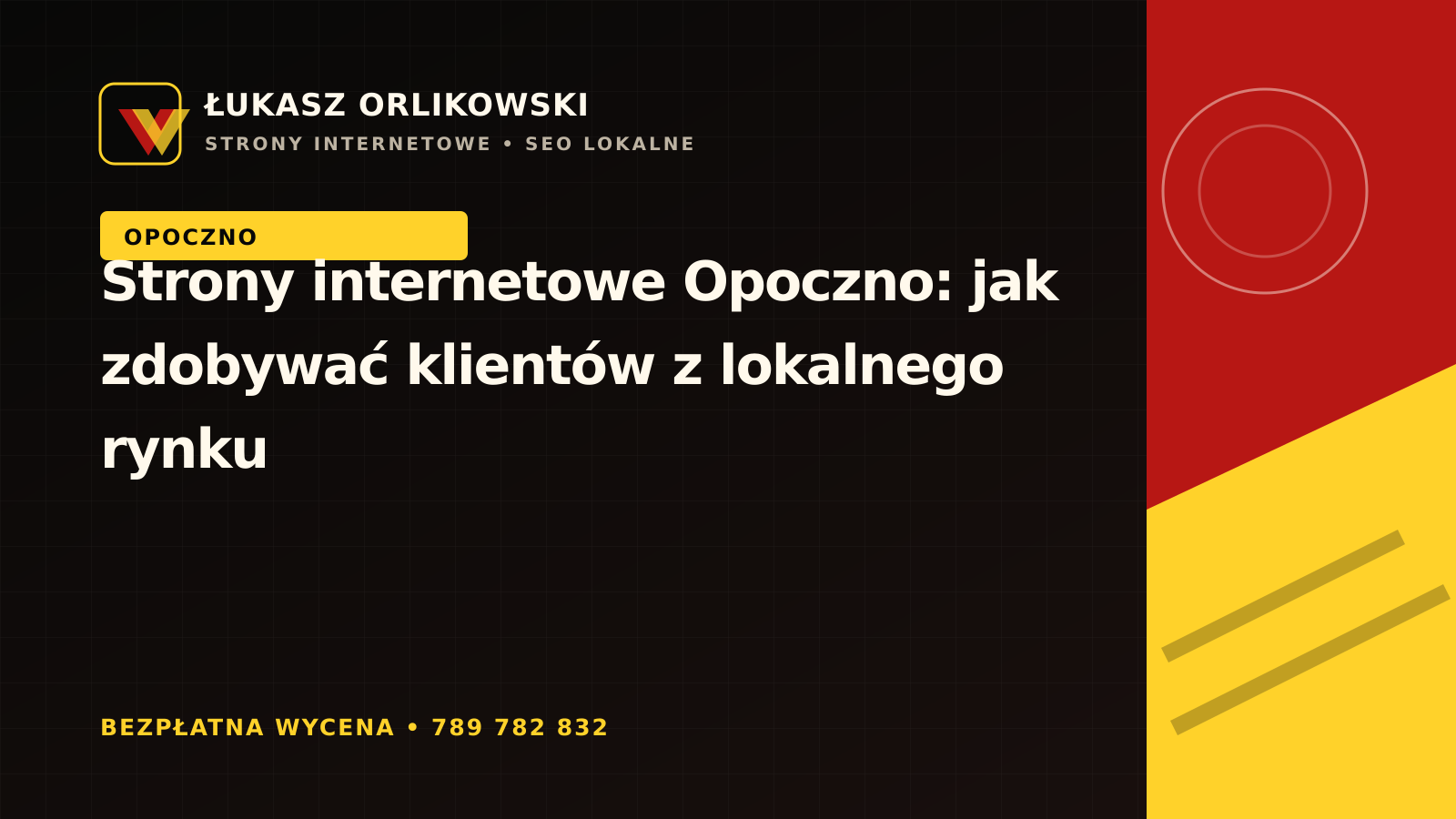 Strony internetowe Opoczno – jak zdobywać klientów z lokalnego rynku