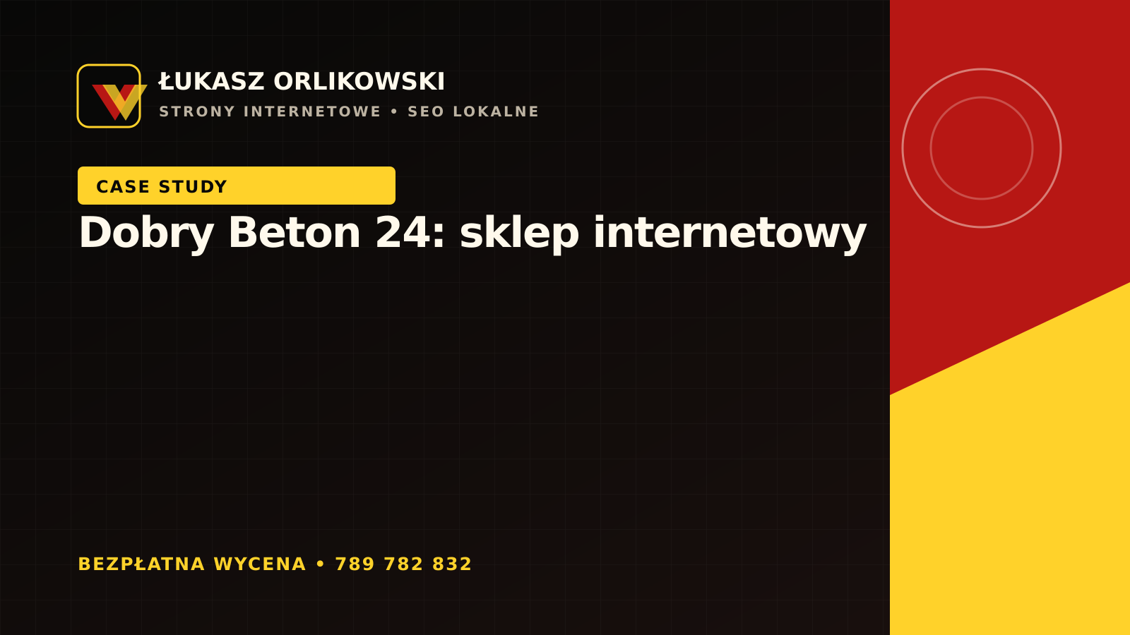 Case study sklepu Dobry Beton 24